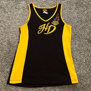 Golden isles Harley Davidson tank top